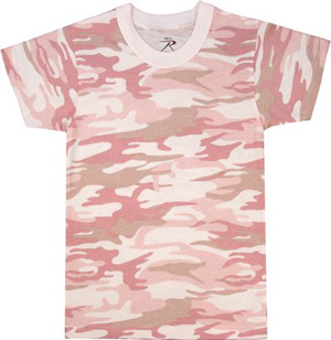 foto Triko dětské PINK CAMO BABY